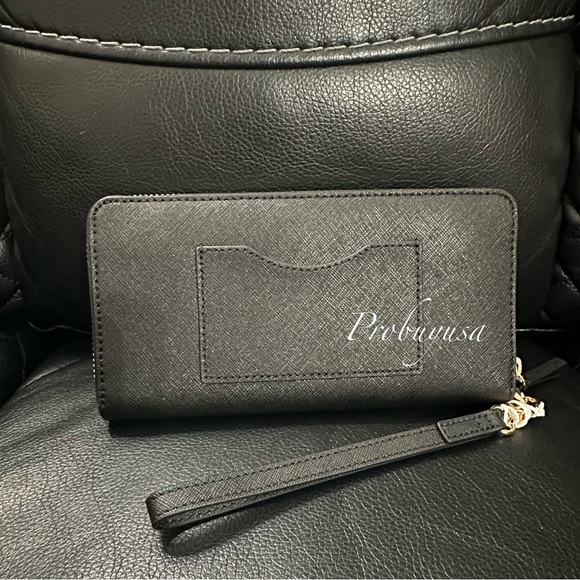 NWT Tory burch emerson wristlet zip continental large wallet - Picture 3 of 4